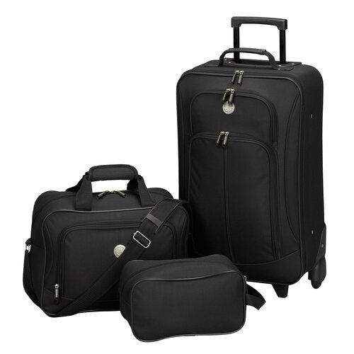 Travelers Club EuroValue II 3 Piece Rolling Luggage