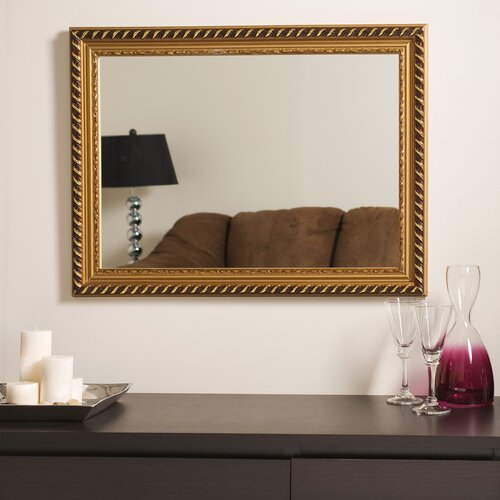 Decor Wonderland Marina Gold Framed Wall Mirror