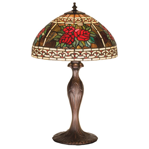 Meyda Tiffany Tiffany Roses and Scrolls Table Lamp