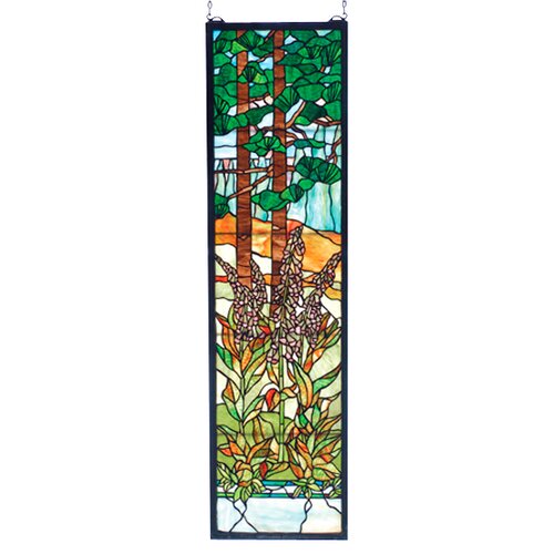 Meyda Tiffany Tiffany Foxgloves Stained Glass Window