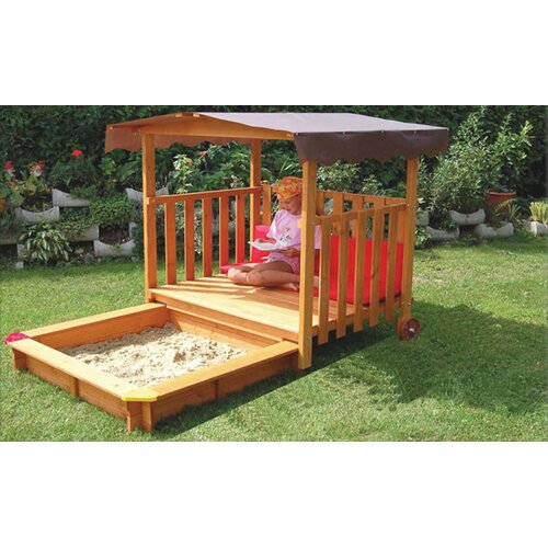 Exaco Playhouse Rectangular Sandbox