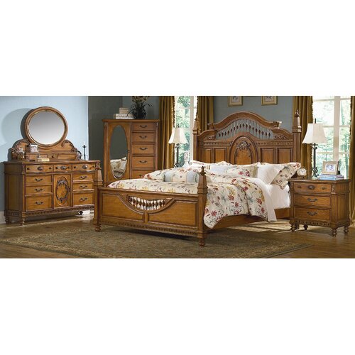 kathy ireland Home by Vaughan Southern Heritage Panel Bedroom