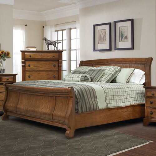 kathy ireland Home by Vaughan Georgetown Sleigh Bed & Reviews | Wayfair