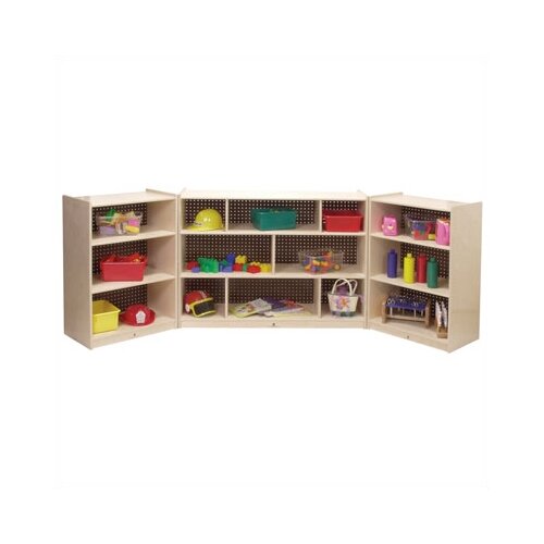 Steffy Three Shelf Mobile Storage Unit