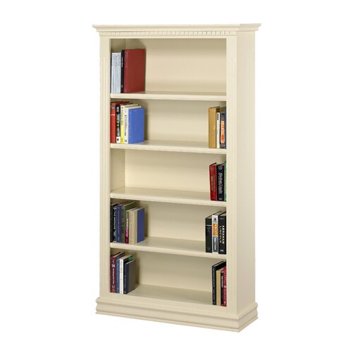 Wood Designs Hampton 84 Bookcase in Pearl White