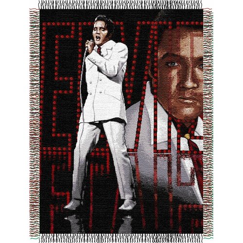 Northwest Co. Entertainment Tapestry Throw Blanket   Elvis 68