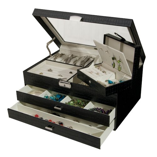 Mele & Co. Alana Locking Jewelry Box