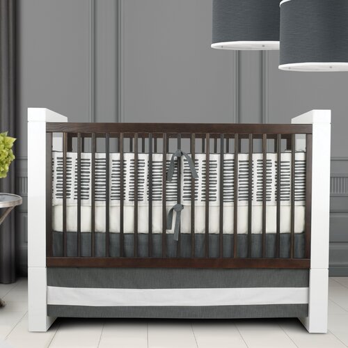 Oilo Sticks Motif Crib Bedding Set