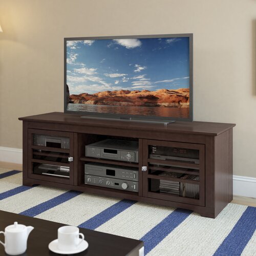 dCOR design West Lake 60 TV Stand with Electric Fireplace