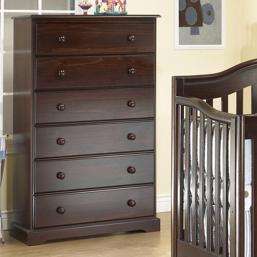 sorelle sophia 6 drawer chest