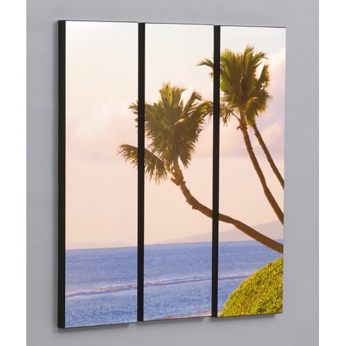 Wilson Studios Three Piece Kaanapali Sunset Laminated Framed Wall Art