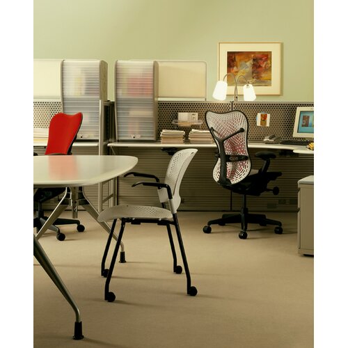 Herman Miller ® Caper Stacking Chair With Arms