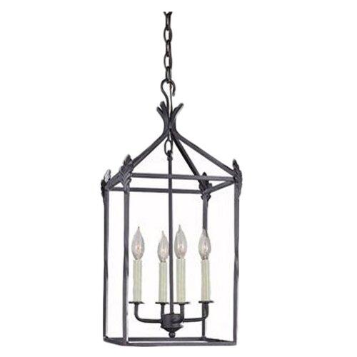 World Imports Lighting Iron 4 Light Hanging Lantern