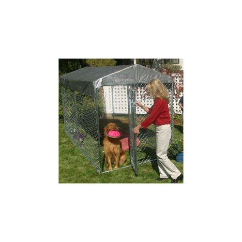 Midwest Homes For Pets Steel Chain Link Portable Yard Kennel