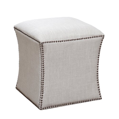 Abbyson Living Waverly Nailhead Trim Ottoman