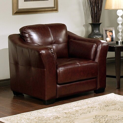 Abbyson Living Ashburn Top Grain Leather Chair