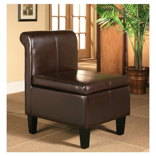 Abbyson Living Frankfurt Flip Top Storage Ottoman Chair