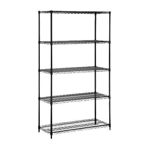 Honey Can Do Five Tier Storage Shelves in Black