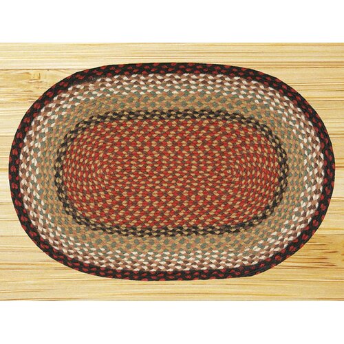 EarthRugs Burgundy/Mustard Rug