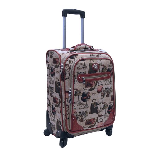 Oleg Cassini Hats Off 20 Expandable Spinner Suitcase