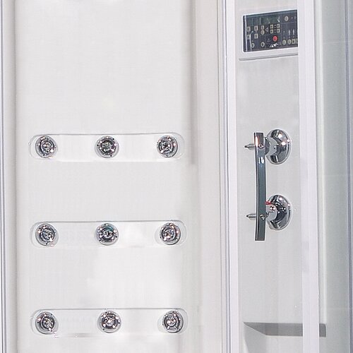 Ariel Bath Sliding Door 85 x 40 x 40 Steam Sauna Shower with Bath