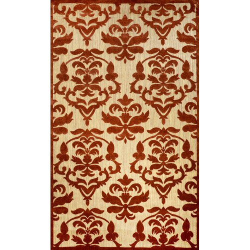 Damask Alma Machine Made Terra Outdoor Area Rug