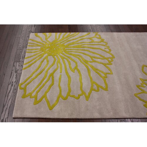 nuLOOM Gradient Floral Green Rug