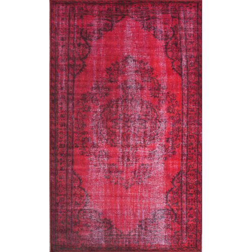 nuLOOM Remade Distressed Overdyed Red Area Rug & Reviews | Wayfair