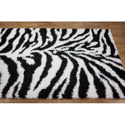 nuLOOM Shaggy Zebra Rug