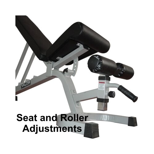 Valor Athletics FID Adjustable Utility Bench with Wheels