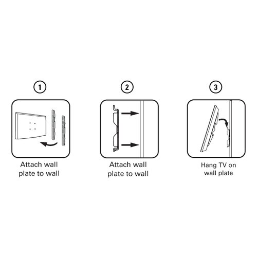 Series Low Profile Wall Mount for 32   63 Flat Panel TVs   MLL12 B1