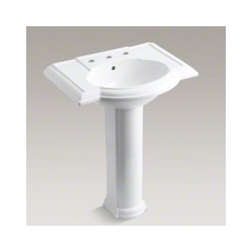 Kohler Devonshire 27.5 Pedestal Lavatory with 8 Centers   2294 8