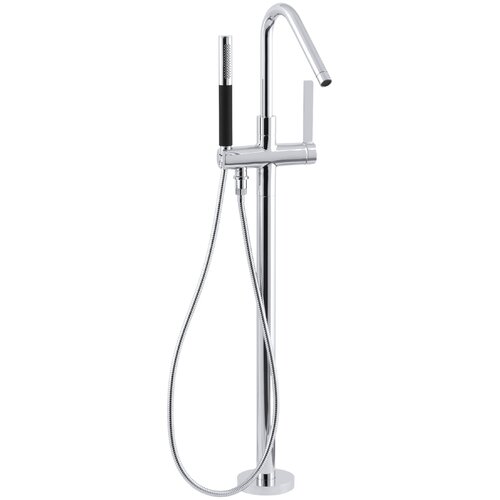 Stillness Floor Mount Bath Filler with Handshower