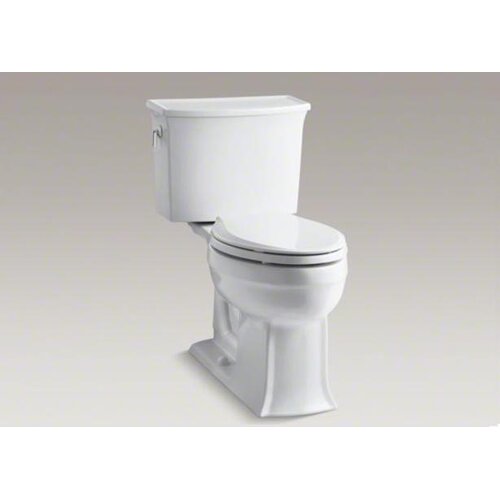 Kohler Archer Comfort Height Two Piece Elongated 1.28 Gpf Toilet with