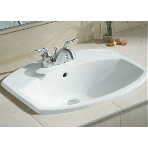 Kohler Cimarron Self Rimming Lavatory with 4 Centers   2351 4