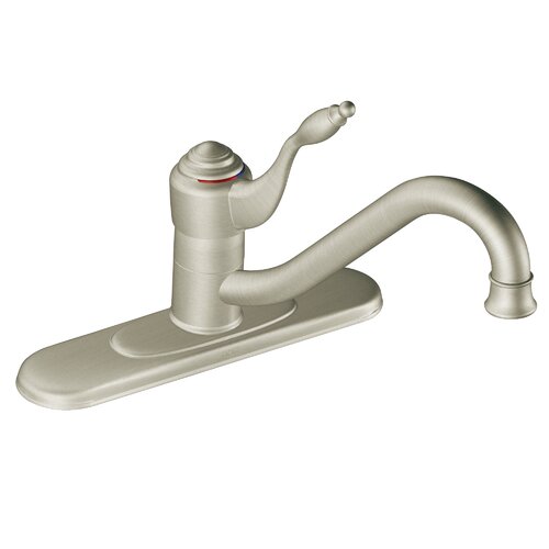 Moen Castleby One Handle Centerset Low Arc Kitchen Faucet