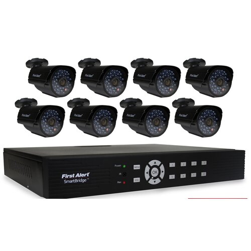 First Alert DCA8810 520 SmartBridge 8 Channel DVR Video Security