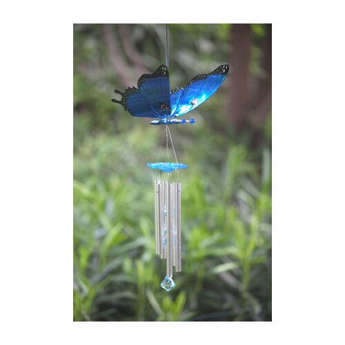 Exhart WindyWings Butterfly Wind Chime