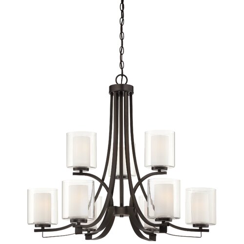 Minka Lavery Parsons Studio 9 Light Candle Chandelier