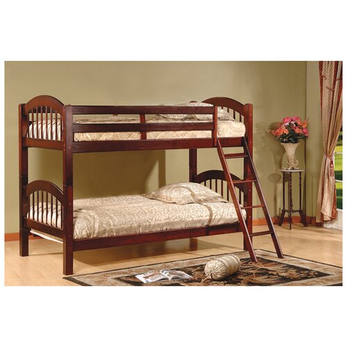 Twin over Twin Arched Bunk Bed