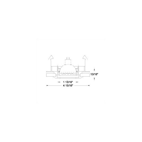 WAC Lighting 4 Low Voltage Acrylic Disc Recessed Lighting Trim