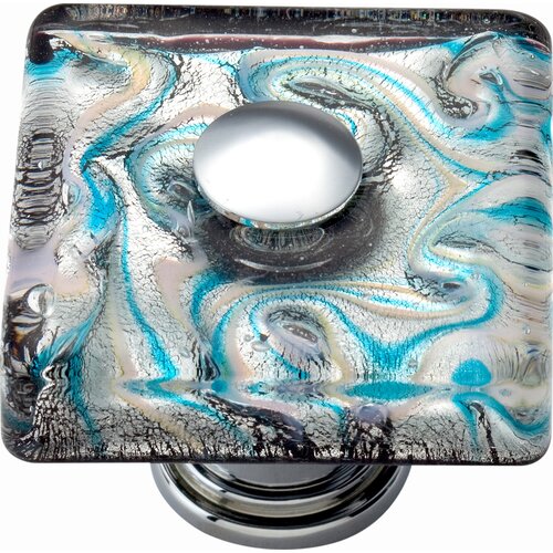 Atlas Homewares Glass Eclipse 1.5 Square Knob