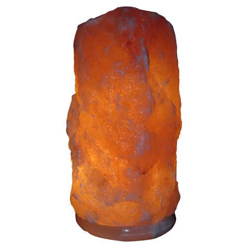 Deluxe Comfort Himalayan Natural Salt 11.5 H Table Lampb with Novelty