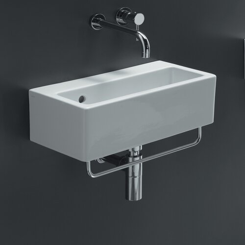 Bissonnet Area Boutique Ice Rectangle Ceramic Bathroom Sink   20140