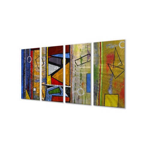 My Walls Abstract by Ruth Palmer, Contemporary Wall Art   23.5 x 48