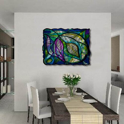 All My Walls Stained Swirls Abstract Wall Art   23.5 x 30.5