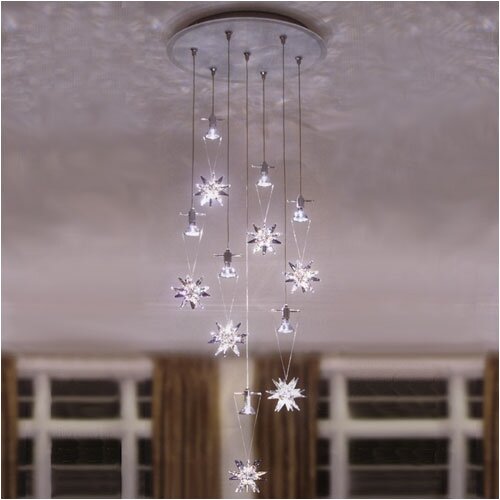 LBL Lighting Celeste 7 Pendant Multi Light Canopy