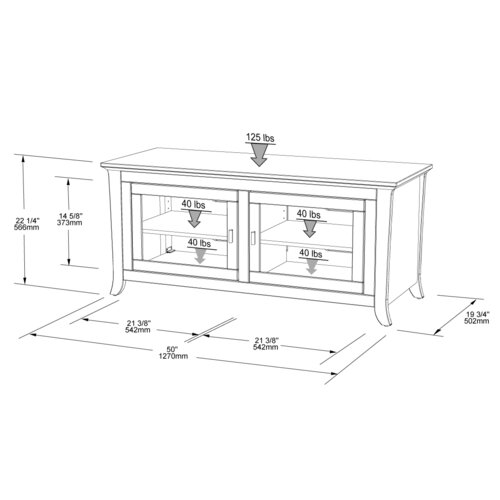 Tech Craft 50 TV Stand