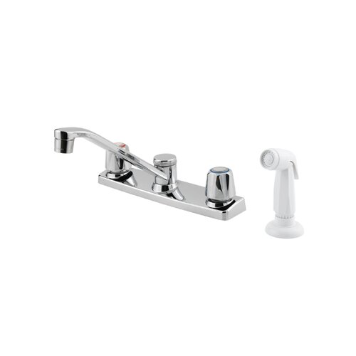 Price Pfister Pfirst Series Two Handle Centerset Kitchen Faucet with