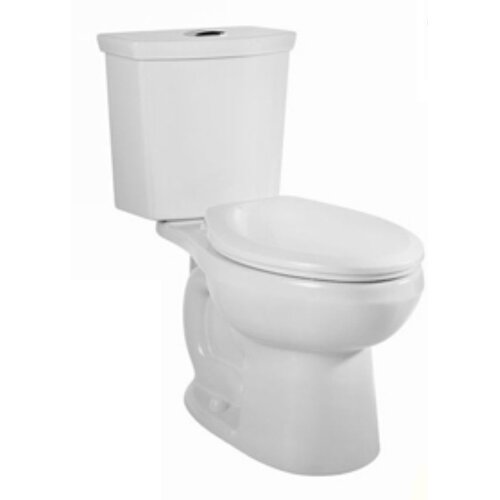 American Standard H2Option Siphonic Dual Flush Round Front Toilet